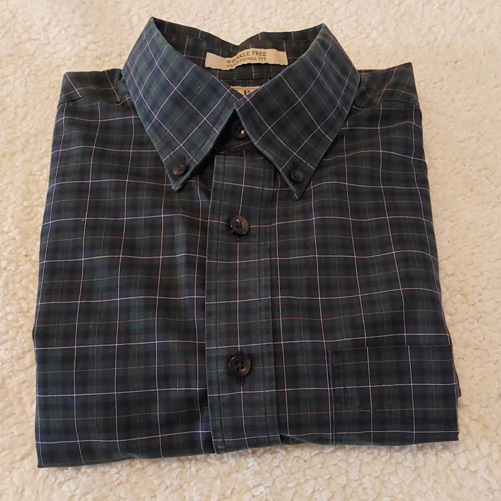 🌺 Like New Mens L.L. Bean Wrinkle Free Shirt